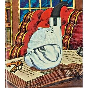 Avon Vintage Bulldog Pipe Decanter Wild Country After Shave 6oz - Full W/Box!